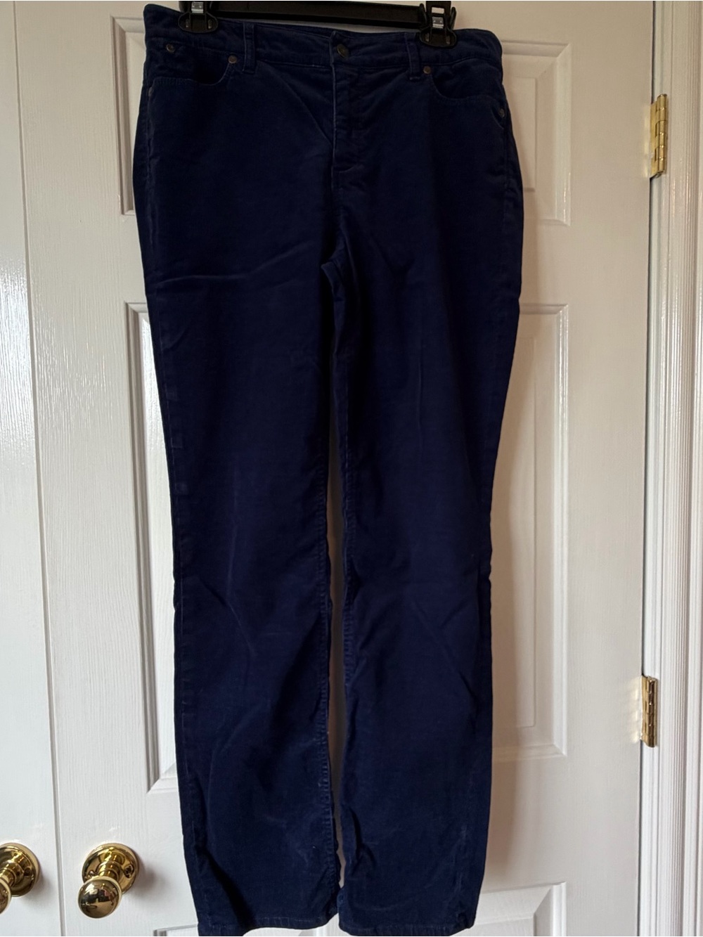 Talbots Blue Corduroy Pants - Classic Straight Fit